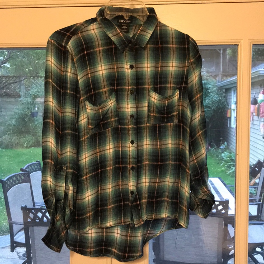 Woman button down shirt